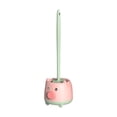 thumbnail image 3 of Juego de cepillos para fregar inodoros Sunnimix cepillo de limpieza de inodoro Rosa con Verde, 3 of 7