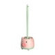 thumbnail image 3 of Juego de cepillos para inodoro con ventilación y ahorro de espacio para el baño. Rosa con Verde, 3 of 7