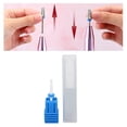 thumbnail image 4 of Nail Drill Bits, Ceramic Small Ball Shape Lightweight Nail File Bit Durable Portable With Box For Nail Shop Blue M, 4 of 8