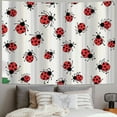 thumbnail image 2 of Orinice Ladybug Berries Tapestry Wall Hanging Unique Style for Home Decor, Graphic Art for Living Room Bedroom Dorm 60x50inch, 2 of 6