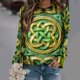 thumbnail image 1 of Uootdi Oversized St Patricks Day Sweatshirts for Women Irish Saint Pattys Shamrock Crewneck Long Sleeve Shirts Holiday Trendy Pullover Tops Gift, 1 of 7