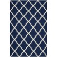 thumbnail image 1 of Safavieh Dhurries Navy/Ivory Area Rug, 1 of 7