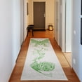 thumbnail image 1 of Spring Decorative Rug, Butterfly with Floral Mandala Pattern Bohemian Design with Butterfly Wings, Quality Carpet for Bedroom Dorm and Living Room, 6 Sizes, Shamrock Green, by Ambesonne, 1 of 2
