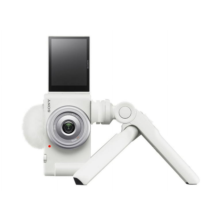 Sony ZV-1F - Digital camera - compact - 20.1 MP - 4K / 30 fps - ZEISS - Wi-Fi, Bluetooth - white Sony ZV-1F - Digital camera - compact - 20.1 MP - 4K / 30 fps - ZEISS - Wi-Fi, Bluetooth - white