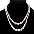 thumbnail image 1 of EIGTHTAIL Collier de Perles pour Femmes avec Double Couche Réglable Conçu Élégant Charmant pour Mariage Fête Banquet, 1 of 8
