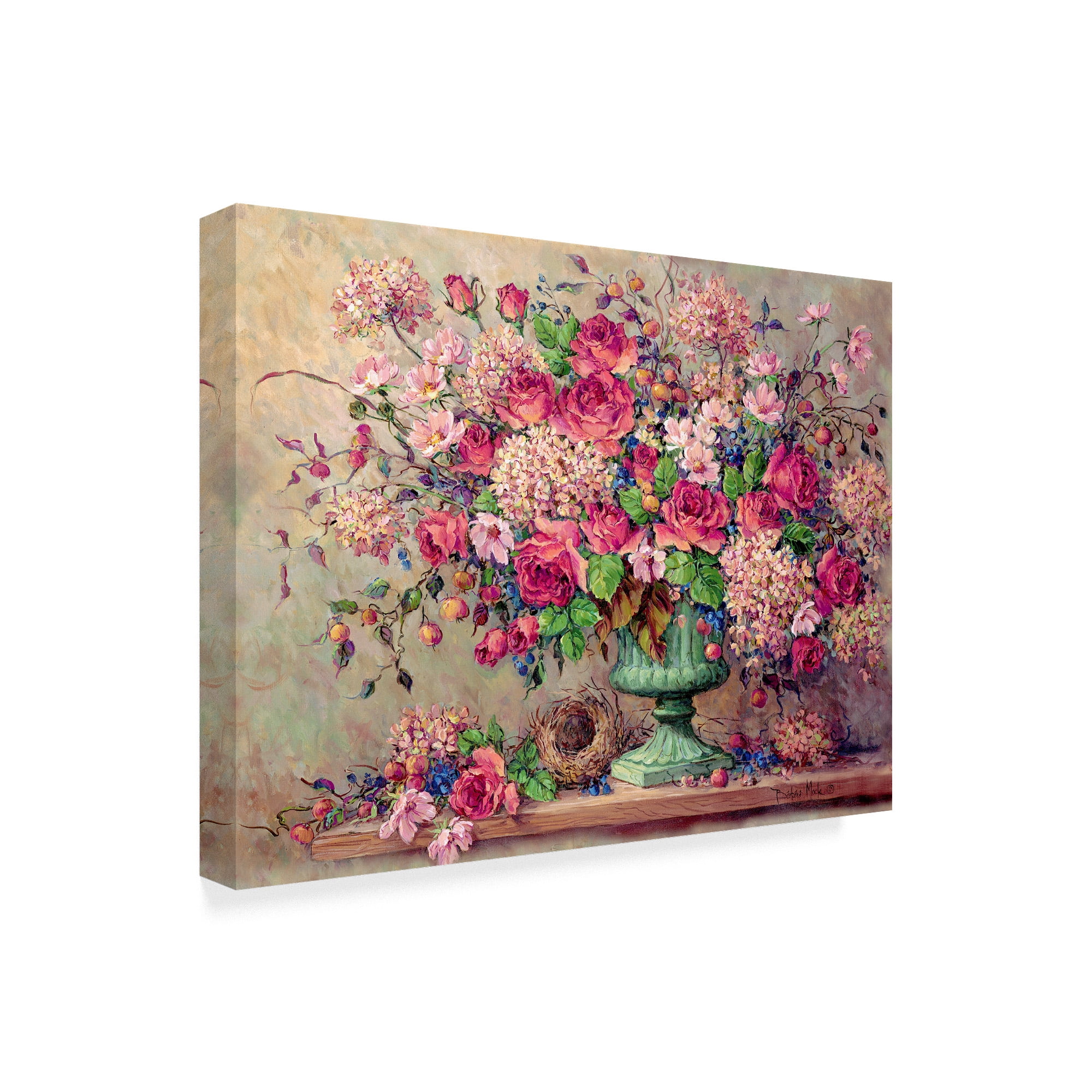 Trademark Fine Art ' Collettes Collection' Canvas Art by Barbara Mock