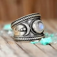 thumbnail image 3 of QQTDFG Retro 925 Silver Moonstone Rings Women Wedding Bridal Jewelry Gift Size 6-10-#6-10, 3 of 3