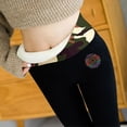 thumbnail image 4 of Aayomet Womens Leggings Leggings Waist Warm Pants Keep Long Women Printed Pants (Black, L), 4 of 5