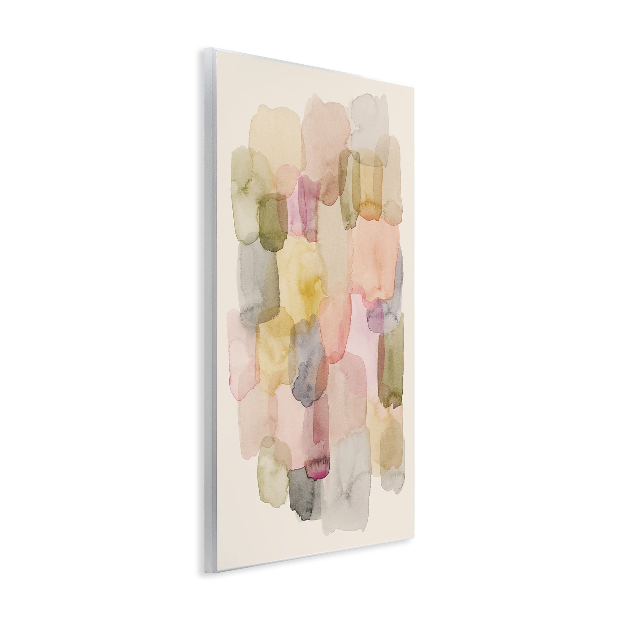 Stupell Industries Muted Paint Blotches Abstract Painting Unframed Art Print Wall Art, 10 x 15