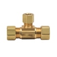 thumbnail image 2 of Thrifco Plumbing 9464012 64 3/8 Inch x 1/4 Inch Lead-Free Brass Compression Tee, 2 of 3