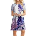 thumbnail image 2 of Vestido de verano para mujer, vestido informal con manga larga, vestido largo Fridja  qw1880, 2 of 6