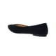 thumbnail image 4 of Zapatos Mujer Juvenil Flats De Piso Básicos Tipo Ante Negro negro 24 Incógnita 109D15, 4 of 7