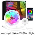 thumbnail image 4 of TIMIFIS Home Decor Colorful Bluetooth Human Body Induction Bedside Lamp With Bedroom Induction Lamp Halloween DecorationsFall, 4 of 7