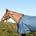 thumbnail image 4 of Jeffers Poplar Head 600 Denier Turnout Sheet for Horses, 0g Polyfill, 72"- Waterproof, Windproof Lightweight Horse Blanket, Adjustable Chest Belly Straps, Tail Flap, Stable Blanket - Blue Jean Baby, 4 of 8