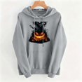 thumbnail image 4 of Ynynloco Women’s Loose Casual Pullover Shirt Tops, Halloween Round Neck Long Sleeve Hoodies Sweatshirt for Women, 4 of 5