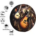 thumbnail image 5 of Music Guitar Print Spare Tire Cover Waterproof Dust-Proof Wheel Protectors Universal Weatherproof Camper Tire Covers, 5 of 5