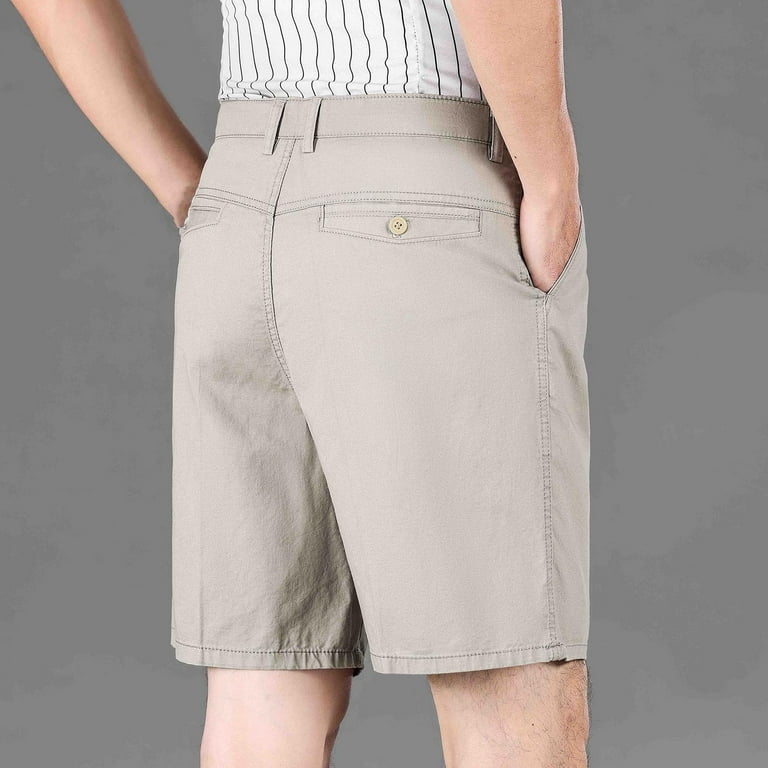 【BRIEFING】MENS RAMIE DRESS SHORT PANTS SERAMY Mens Golf Dress Shorts 7 Inch Inseam Stretch Flat