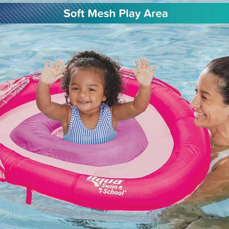 アクアキッズ 2 pack) Aqua SwimSchool Grow-with-Me BabyBoat Pool Float for