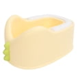 thumbnail image 4 of Lavabo a tope para niños, asiento de lavabo ergonómico multiusos para bebés y niños pequeños con cojín suave de PVC, color amarillo, 4 of 9