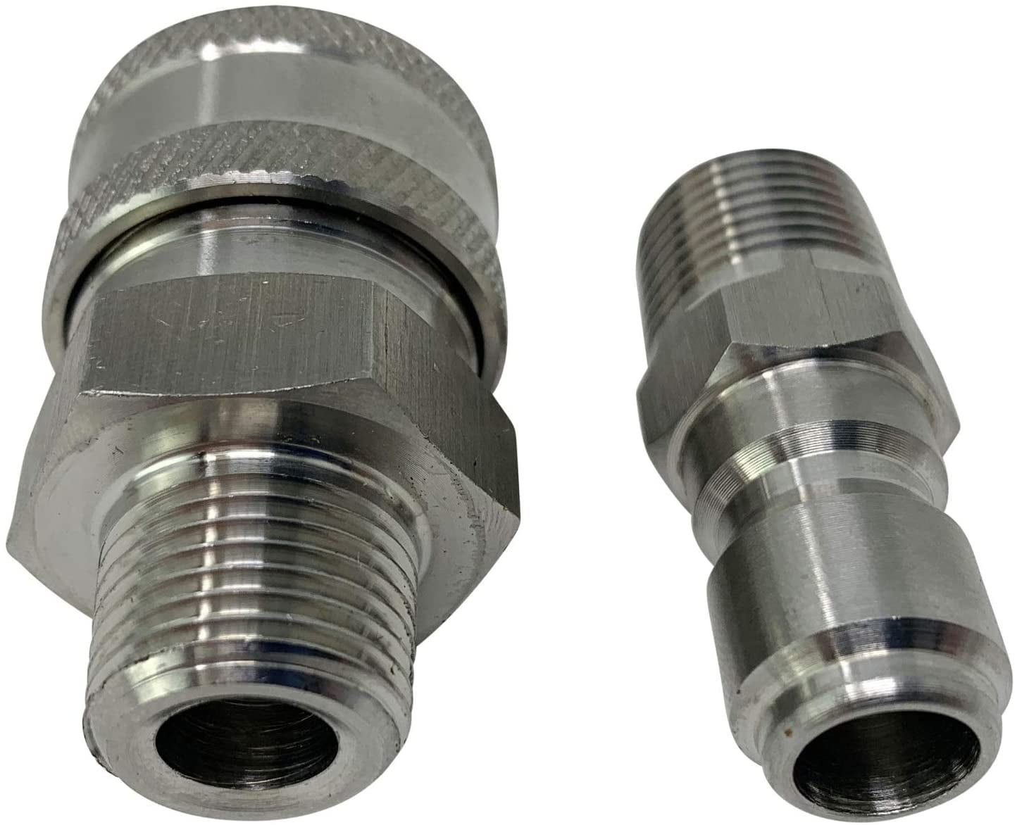 Details about   3pcs/set Stainless Steel 3/8 Quick Disconnect NPT Pressure Washer Adapters  #Z