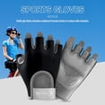 thumbnail image 2 of Guantes de culturismo de medio dedo Guantes de levantamiento de pesas portátiles Equipo de entrenamiento Hugtrwg Para estrenar, 2 of 7