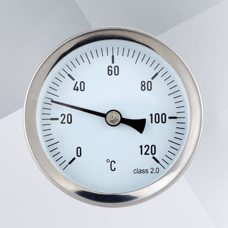 WHAMVOX 63 MM Water Temperature Gauge Graduated Thermometer Aluminum Thermometer