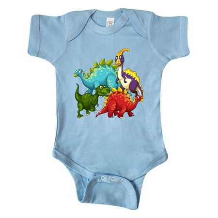 

Inktastic Cute Dinosaurs Gift Baby Boy or Baby Girl Bodysuit