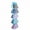 blue, variant on AUQ Purse Organizer for Closet,Double-Sided Jewelry Storage Function Door Organizer Hanging,One Side for Jewelry Hanging Closet Organizer,Blue,35.5 x 130,Oxford cloth