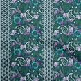 thumbnail image 1 of oneOone Cotton Poplin Twill Teal Green Fabric Asian Paisley Fabric For Sewing Printed Craft Fabric By The Yard 56 Inch Wide, 1 of 4