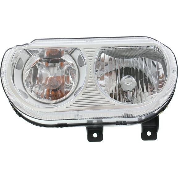 Headlight Compatible With 2008-2014 Dodge Challenger Left Driver Halogen With bulb(s)