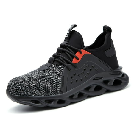 

Steel Toe Safety Shoes for Men Breathable Industrial Sneakers Insulating Anti-pierce Construction Work Shoes Non Slip Lightweight Sports Shoes