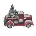 thumbnail image 1 of Cateissary decoración de árbol de Navidad camión rojo adorno brillante vintage, 1 of 6