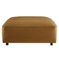 thumbnail image 6 of Modway Auren Upholstered Vegan Leather Ottoman in Camel, 6 of 8