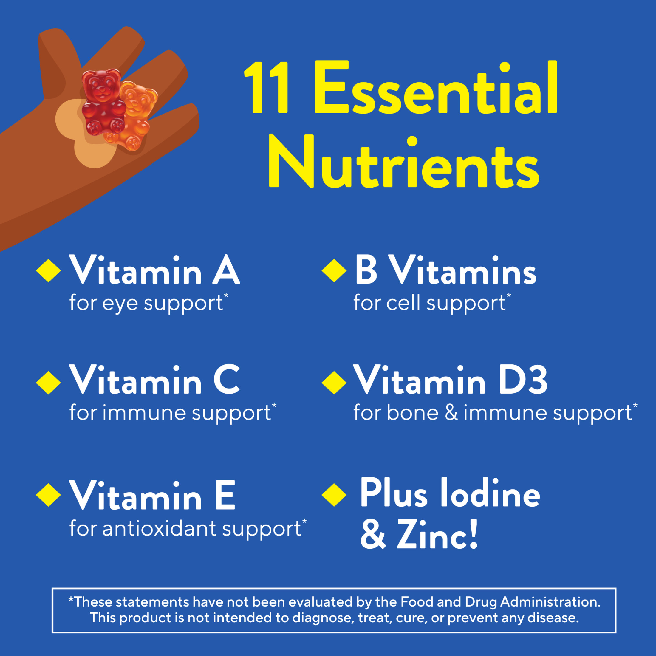 L'il Critters Gummy Vites Kids Multivitamin, Mixed Fruit, 190 Count photo 3