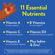 L’il Critters Gummy Vites, Daily Gummy Multivitamin for Kids Ages 2+, Fruit Flavors, 70 Count