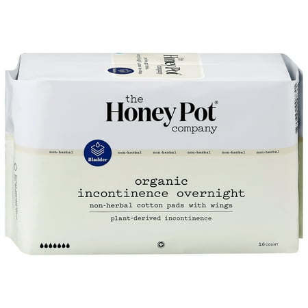 UPC: 0851669008841 | The Honey Pot – Pad Incont Nt Nonhrbl – 1 Each-16 Ct