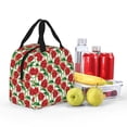 thumbnail image 6 of Lsque Rose Flowers Pattern Lunch Bag Women/Men Insulated Lunch Box,Small Leakproof Cooler Food Lunch Containers Reusable High Capacity Lunch Tote Bags, 6 of 6