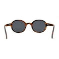 thumbnail image 2 of Lunettes de Soleil Rondes Ovales Ajustées Rétro Vintage pour Hommes Tortue Noir, 2 of 4