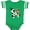 Football Green and White, variant on Inktastic I'm One-cowboy Riding Horse Birthday Boys Baby Bodysuit