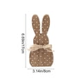 thumbnail image 2 of SIYTUAU Wooden Rabbit Ornament With Hemp Ribbon For Easter Holiday Decoration Tabletop Shelf Display And Home Decor Durable Wood Material Statue 6.7 X 3.14 Inches, 2 of 8