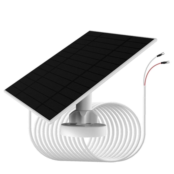 YIGSECU Solar Panel for Doorbell IP66 Waterproof Solar Charger Adjustable Wall Mount