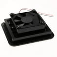 thumbnail image 4 of Ventilación de ventilación de aire con ventilador alimentado por 12 V CC negro para a Camper RV Motorhome Cola Camper Trailer RV Ventilador de escape, 4 of 8