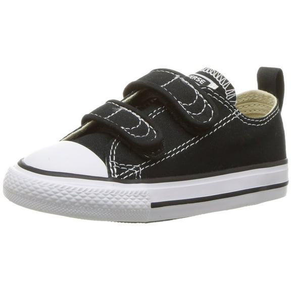 Converse Boys' Chuck Taylor All Star 2V Low Top Sneaker, Black, 10 M US Toddler