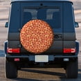 thumbnail image 3 of Kdxio Pizza for Tire Cover Wheel Protectors Tyre Covers Weatherproof Wheel Covers Universal Fit for Trailer Rv SUV Truck Camper Travel Trailers 14 inch, 3 of 8