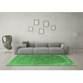 thumbnail image 3 of Ahgly Company Indoor Rectangle Oriental Emerald Green Industrial Area Rugs, 7' x 9', 3 of 4
