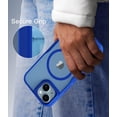 thumbnail image 2 of for iPhone 15 Case, Compatible with MagSafe, Translucent Matte Shockproof Anti-Slip Anti-Fingerprint Pocket-Friendly Phone Case Cover - Gray, 2 of 7