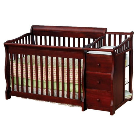 Sorelle Tuscany 4 in 1 Convertible Fixed Side Crib and