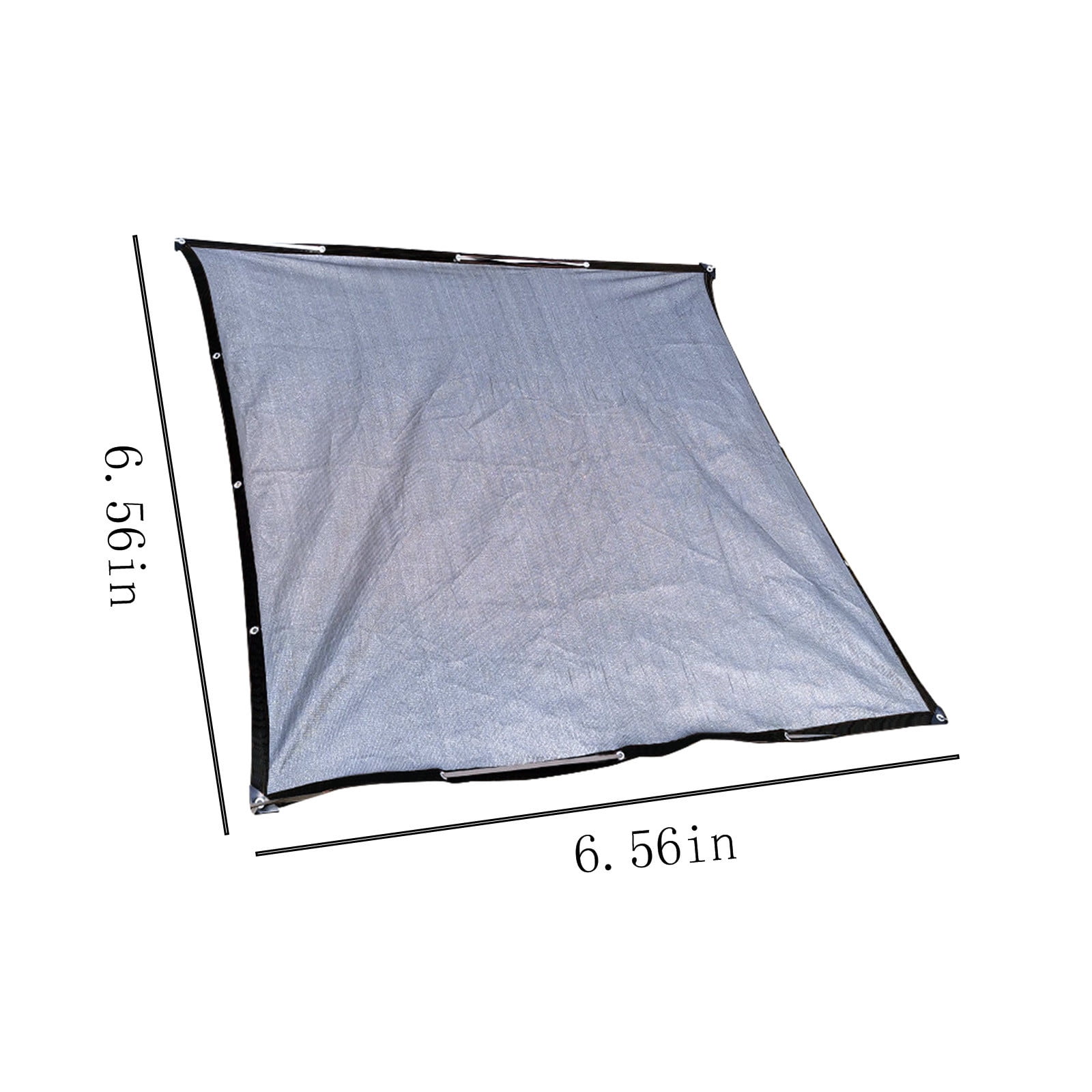 Hvmvliv Rectangle Sun Shade 90% Shade Fabric Sun Shade Cloth Privacies Screen With Reinforced Grommets For Outdoor Patio Garden Pergola Cover Sunshade for Patio Backyard Garden Gray-78x78in