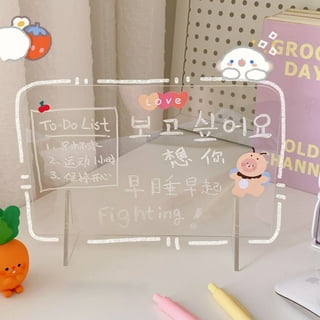 Mr. Pen- Acrylic Magnetic Dry Erase Board for Fridge, 15x11, 3 Dry Eraser Markers, Acrylic Dry Erase Board, Acrylic Board, Clear Dry Erase Board
