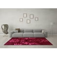 thumbnail image 3 of Ahgly Company Indoor Square Oriental Pink Industrial Area Rugs, 3' Square, 3 of 4